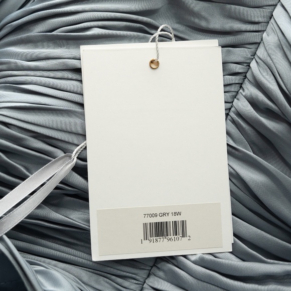 Mac Duggal - Ruched Pleated High-Low Gown 77009 - Picture 9 of 12